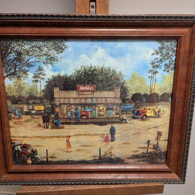 24" x 20 1/2" Coca-Cola Wall Print