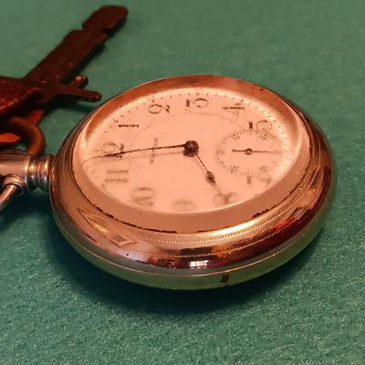 WORKING WALTHAM POCKET WATCH