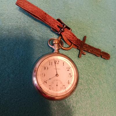 WORKING WALTHAM POCKET WATCH