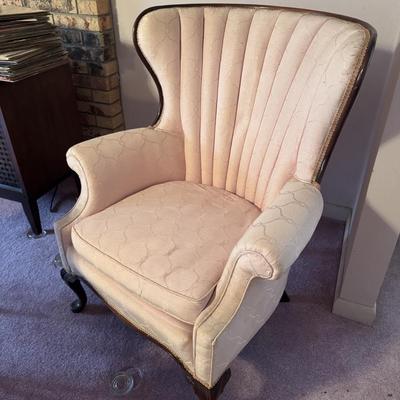 Vintage Pink Butterfly Chair