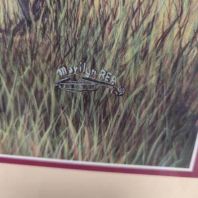 24" x 20 1/2" Marilyn Rea Mountain Farm Apples Wheel Barrow Harvest Time Print