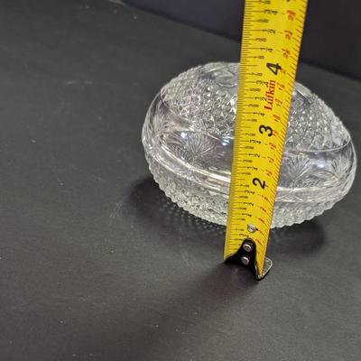 Vintage Avon Mother's Day & Hershey's Kisses Lead Crystal Candy Dishes