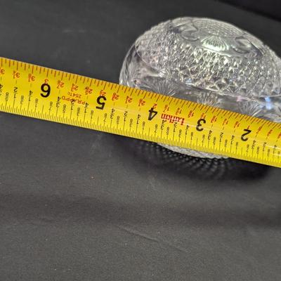 Vintage Avon Mother's Day & Hershey's Kisses Lead Crystal Candy Dishes