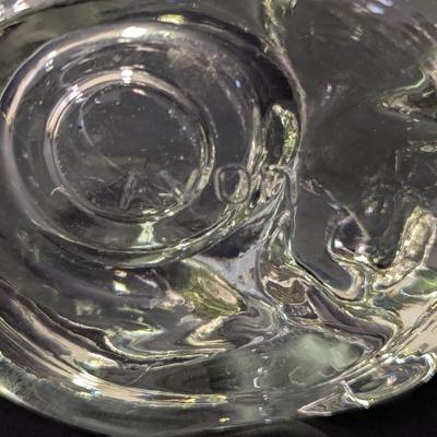 Frosted Glass Angel Cherub & Avon Cat Glass Tea Light