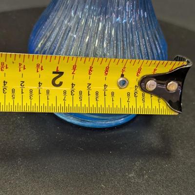 Randall Blue Glass Bud Vases