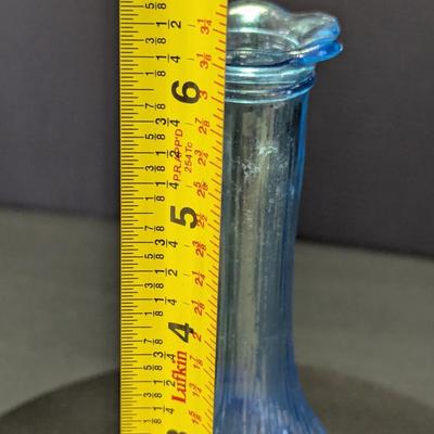 Randall Blue Glass Bud Vases