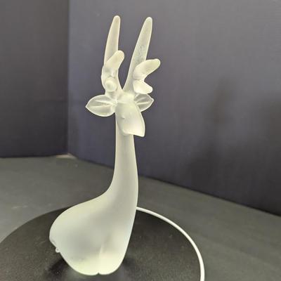 Frosted Deer Figure