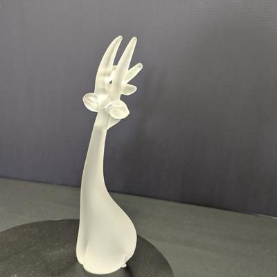 Frosted Deer Figure