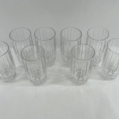 Sale Photo Thumbnail #218: Vertical ribbed design. about 5 5/8" high holding about 10 oz In very good condition.