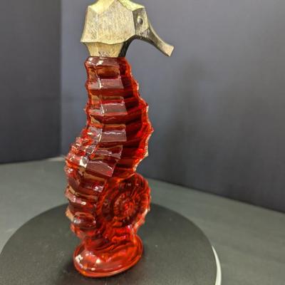 Vintage Avon Seahorse Decanter
