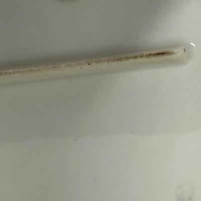 Sale Photo Thumbnail #234: Marked with the Limoges, France decorating firm '"MR France" mark, for Martial Redon, circa 1920's. Signed by the artist. 
This lovely plate features a scalloped rim with a heavy gold border. The center scene is of a male black grouse game bird watching o