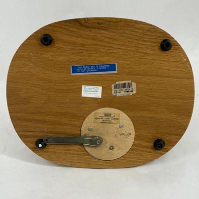 Sale Photo Thumbnail #310: Made in Taiwan. Large and heavy, limited edition #300 of 2500.  Music box crank seems to be frozen, may need adjustment or repair (is accessible from the bottom of the base).  Good display item.