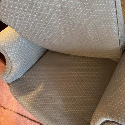 Blue Upholstered Chair 1