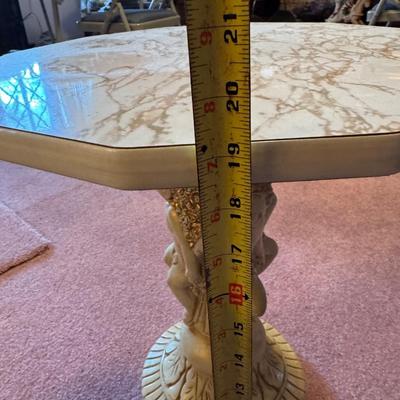 MCM Cherub Pedestal Table