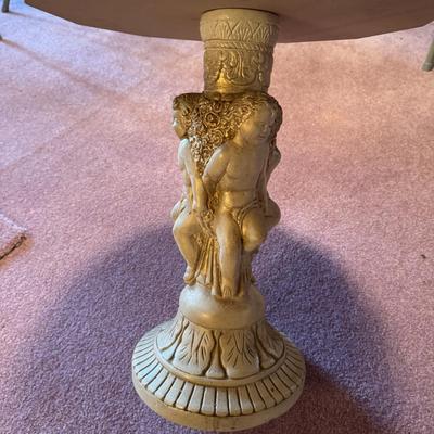 MCM Cherub Pedestal Table
