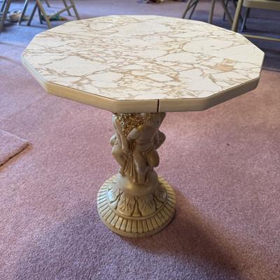 MCM Cherub Pedestal Table