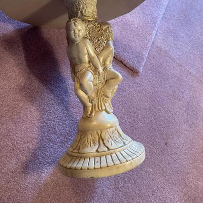 MCM Cherub Pedestal Table