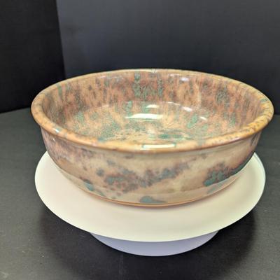 Brown’s Pottery Arden NC Glazed 7 1/4" Bowl Signed