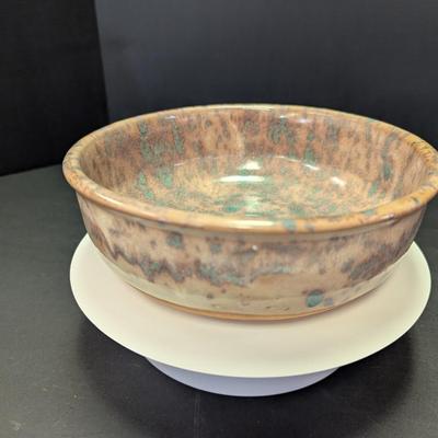 Brown’s Pottery Arden NC Glazed 7 1/4" Bowl Signed