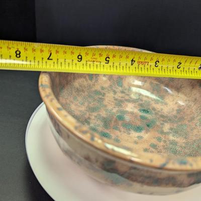 Brown’s Pottery Arden NC Glazed 7 1/4" Bowl Signed