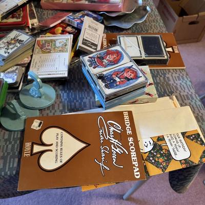 Bridge Party Cards, Tally’s and Memorabilia Lot 2