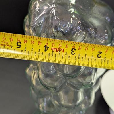 Vimaco Himark Grape Cluster Corked Bottle Made In Spain Marked On The Bottom