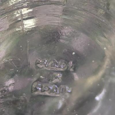 Vimaco Himark Grape Cluster Corked Bottle Made In Spain Marked On The Bottom