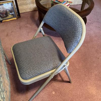 2 Bridge Table & Chair Sets w Custom Tablecloths