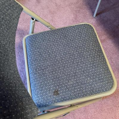 2 Bridge Table & Chair Sets w Custom Tablecloths