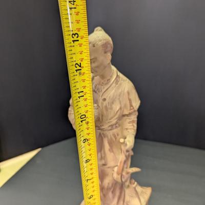 Vintage Terra Cotta Chinoiserie Male Asian Figure 23/231