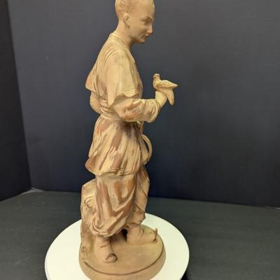 Vintage Terra Cotta Chinoiserie Male Asian Figure 23/231