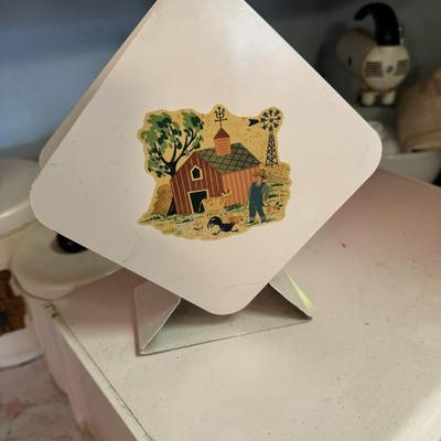 Vintage Bread Box, Canister Set