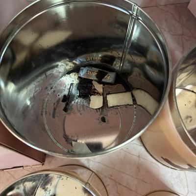 Vintage Bread Box, Canister Set