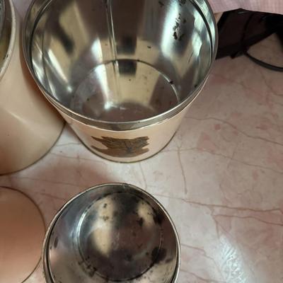 Vintage Bread Box, Canister Set