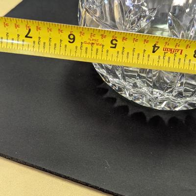 Full Lead Block Crystal Hand Crafted In Poland Rose Bowl Tulip Pattern