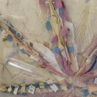 Large 3D feathered Framed Art