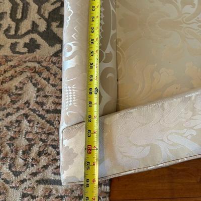 Baker Furniture Damask Settee