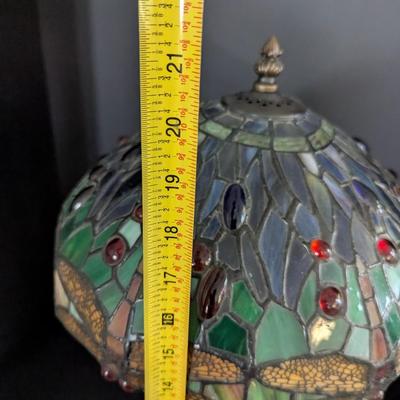 Tiffany Style Dragonfly Stained Glass Table Lamp