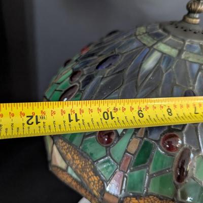 Tiffany Style Dragonfly Stained Glass Table Lamp