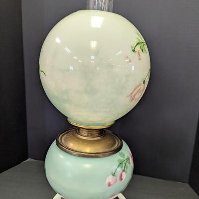 Antique Glass Banquet Table Lamp