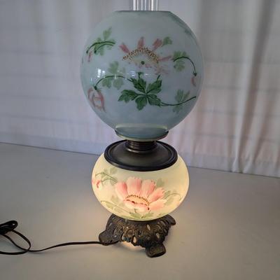 Antique Glass Banquet Table Lamp
