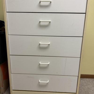 Tall White Dresser