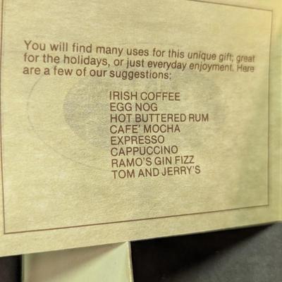 Set Of 4 Beucler Solid Copper Brass Cobras Coffee Beverage Holder Cup Mug