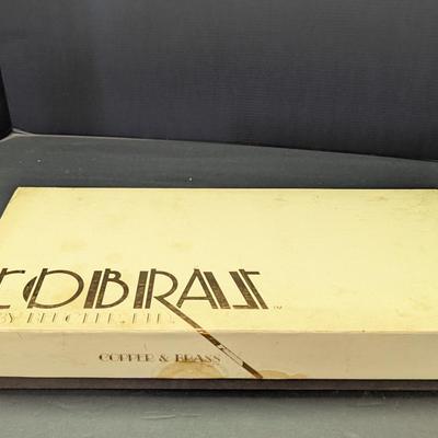 Set Of 4 Beucler Solid Copper Brass Cobras Coffee Beverage Holder Cup Mug