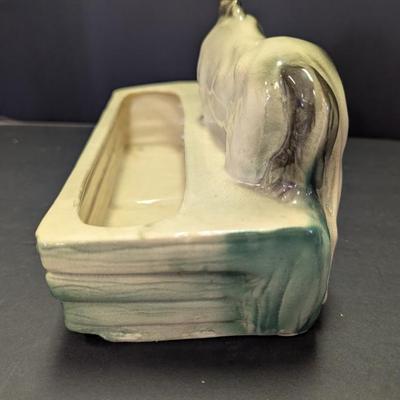 Large Vintage Possible McCoy Planter Horse & Colt Marked #1