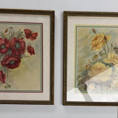 Framed Floral Art