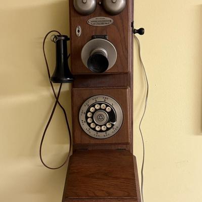 Replica Bell System Americana Edition Wall Telephone Circa 1882