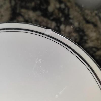 Silver rimmed China set