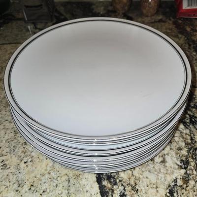 Silver rimmed China set
