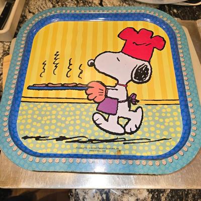 Cookie tray snoopy